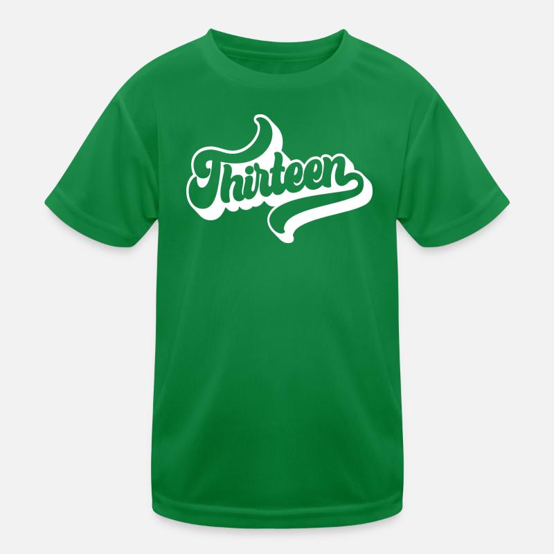 Treize 13e anniversaire garçons filles 13 ans T-shirt sport Enfant
