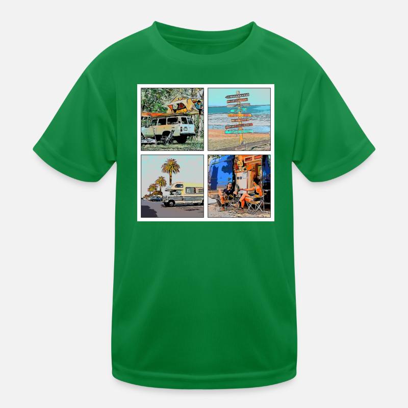 CAMPING T-shirt sport Enfant