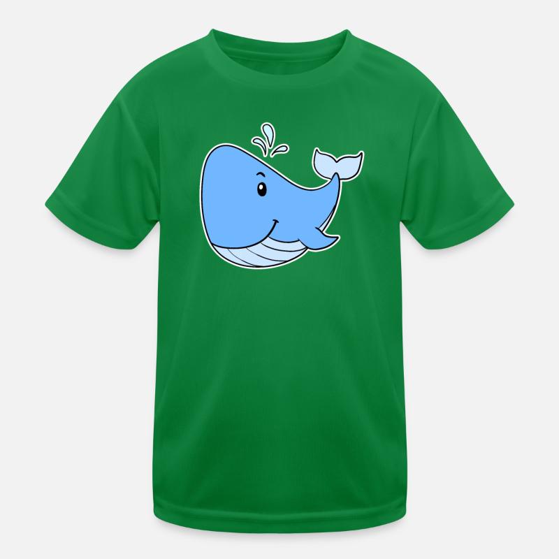 Ozean Wal Kinder Funktions-T-Shirt
