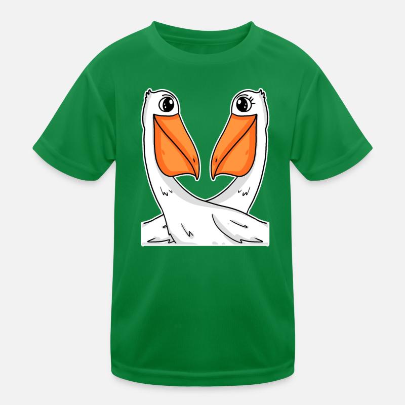 two pelicans Kids Functional T-Shirt
