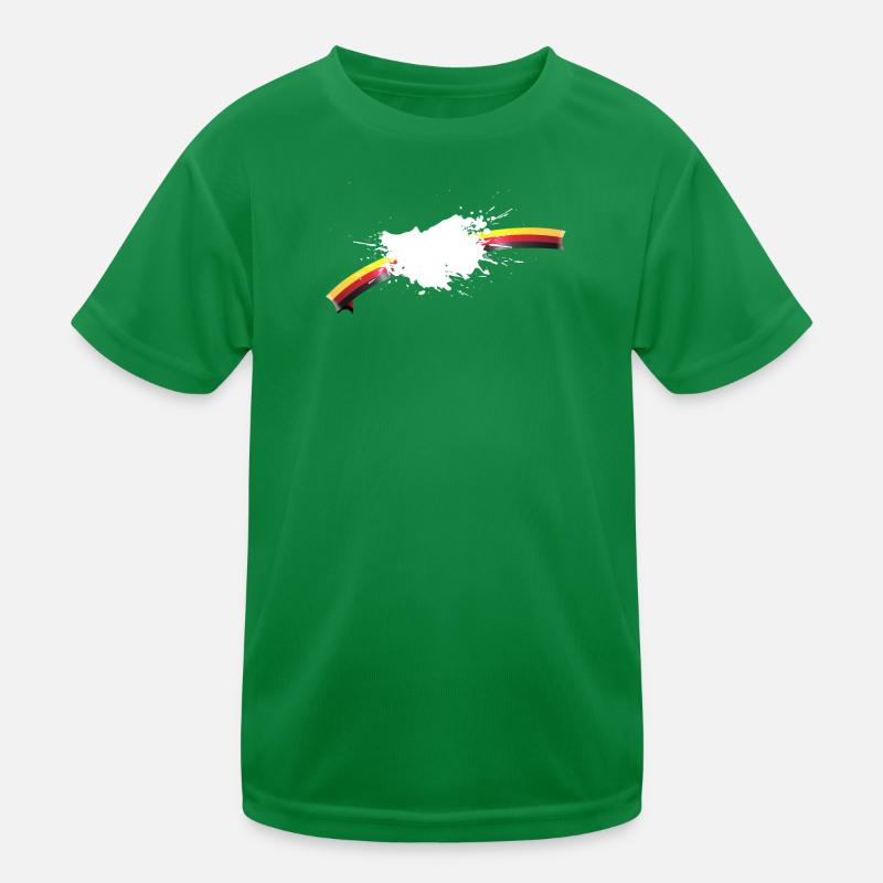Milk is on Germany Kinder Funktions-T-Shirt
