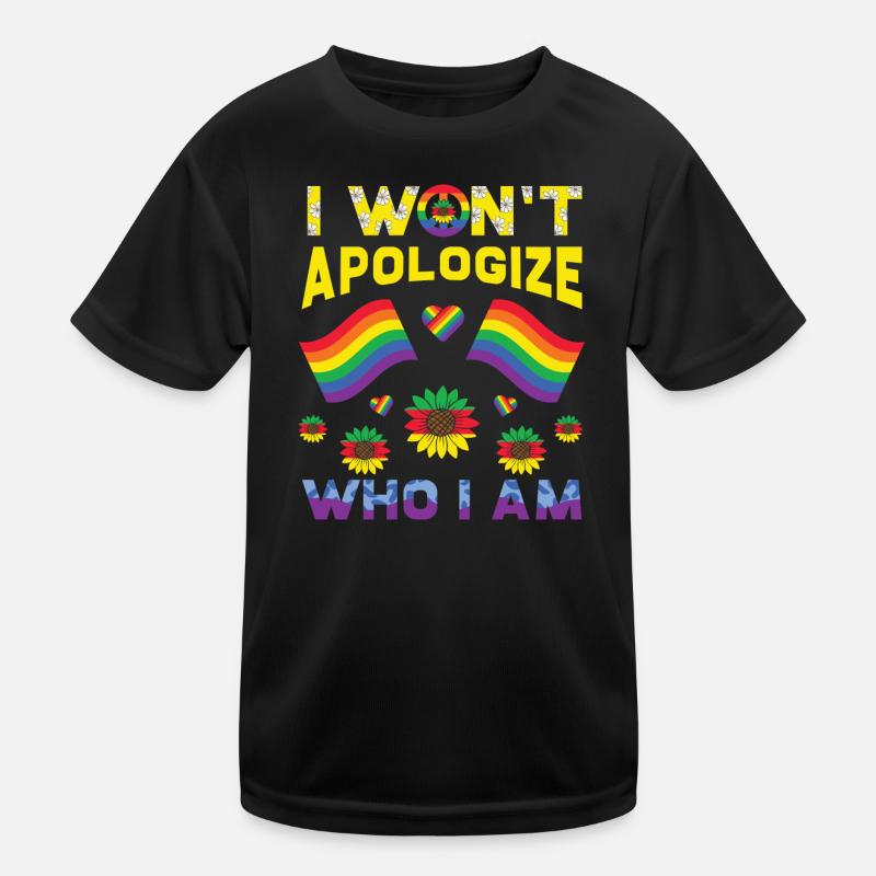 LGBT, Regenbogen, Stolz Kinder Funktions-T-Shirt