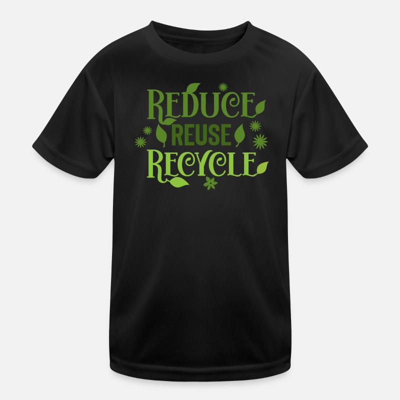 Réduire le recyclage de réutilisation T-shirt sport Enfant