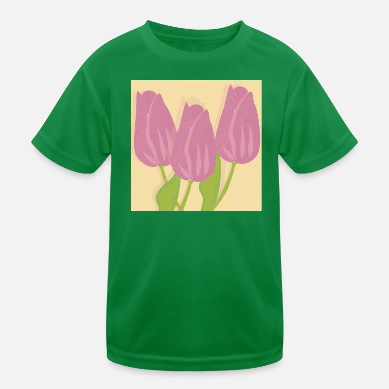 Tulips Kids Functional T-Shirt