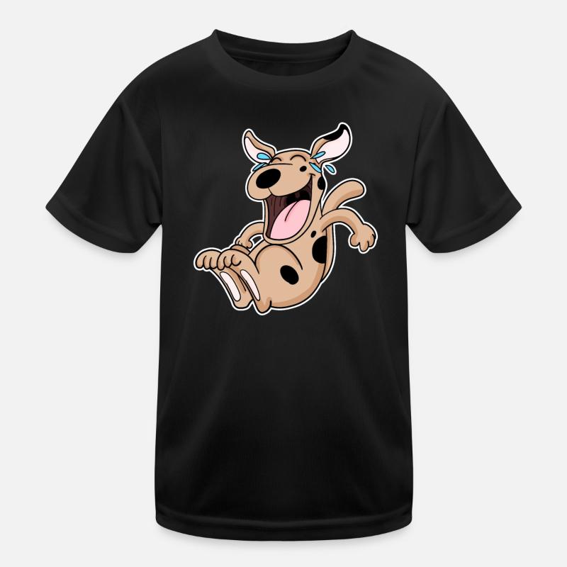 Laughing dog Kids Functional T-Shirt