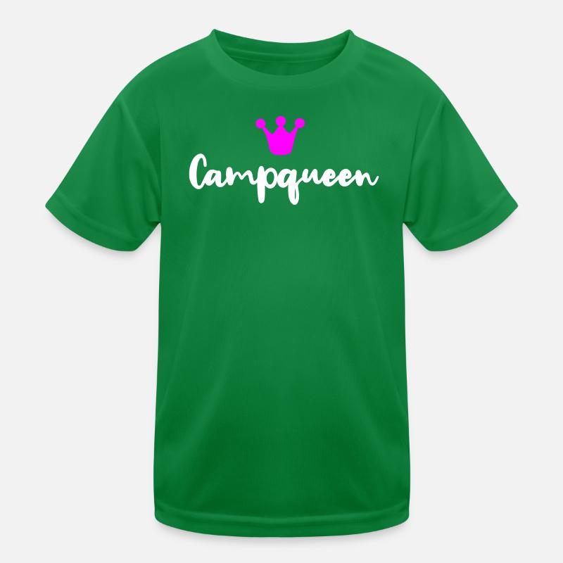 Camp Queen Vector Queen Humour Camping Camper Fan T-shirt sport Enfant