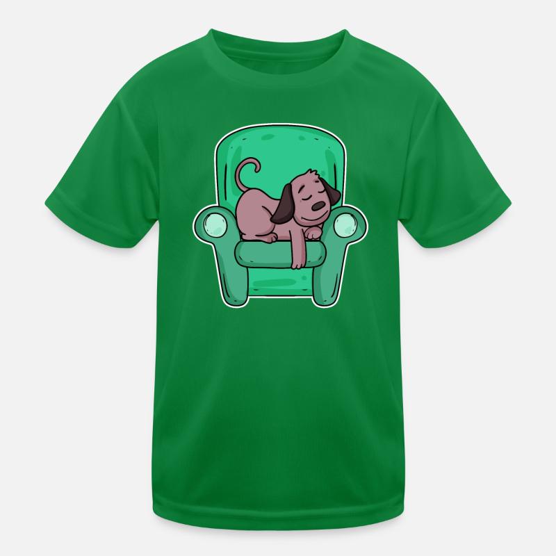 Sleeping dog Kids Functional T-Shirt