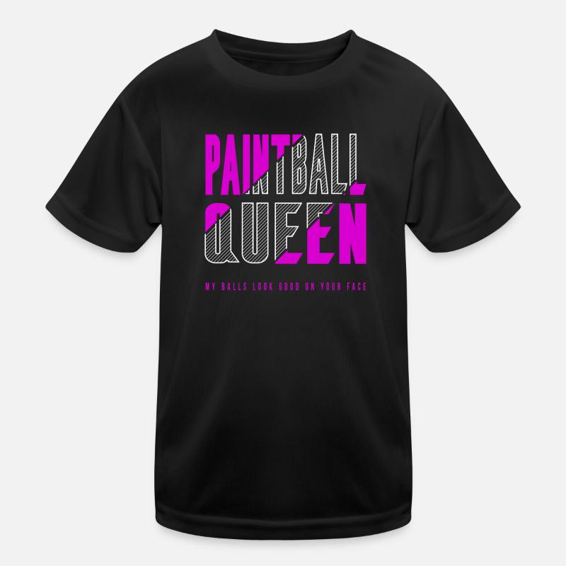 Paintball Königin Kinder Funktions-T-Shirt