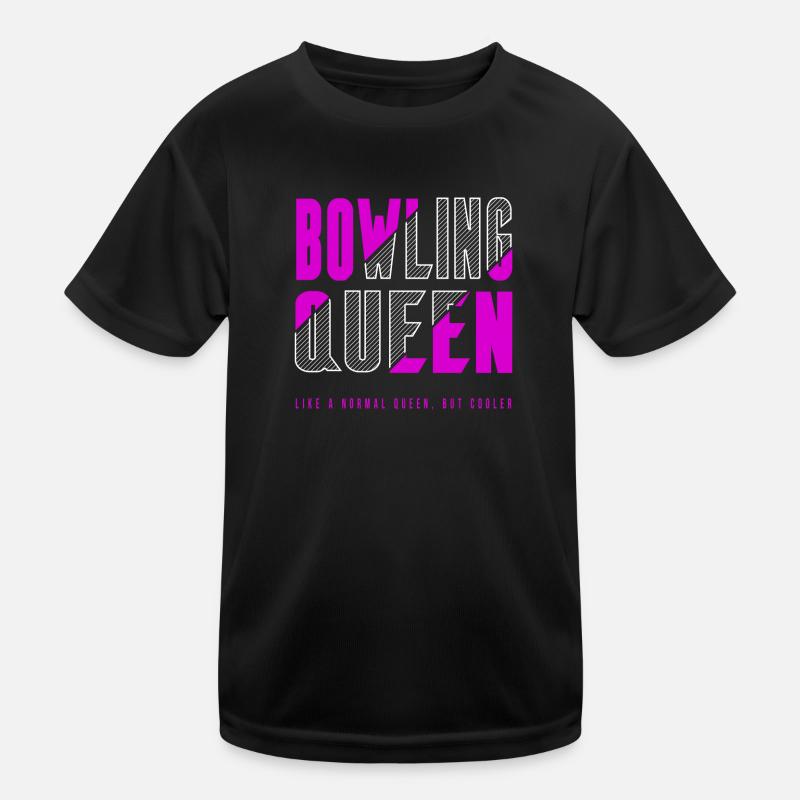 Bowling Königin Kinder Funktions-T-Shirt