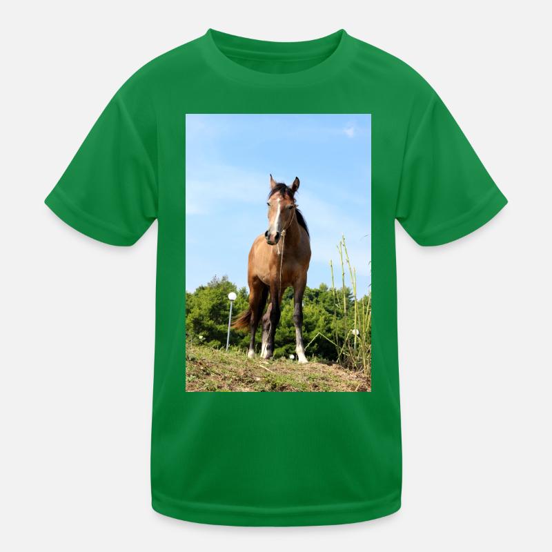 Affiche Cheval Cheval T-shirt sport Enfant