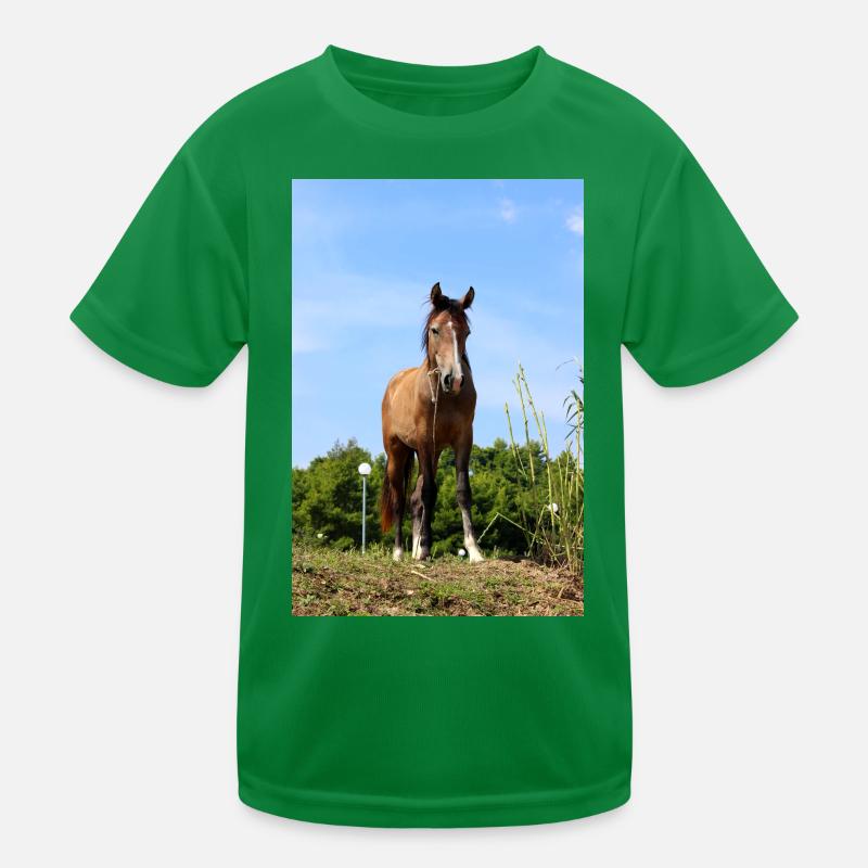 Affiche Cheval Cheval T-shirt sport Enfant