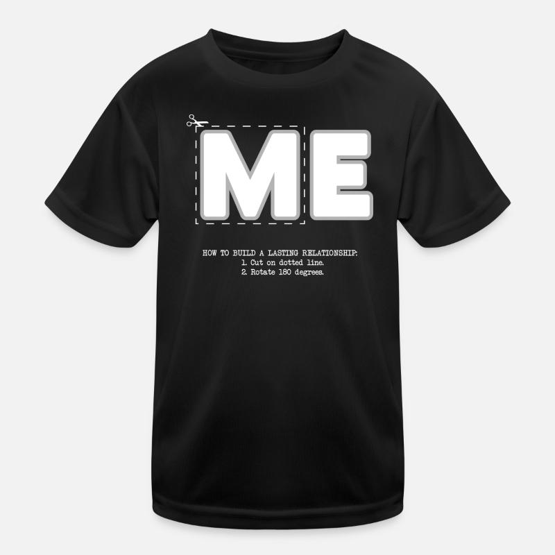 Ich (dunkel) Kinder Funktions-T-Shirt