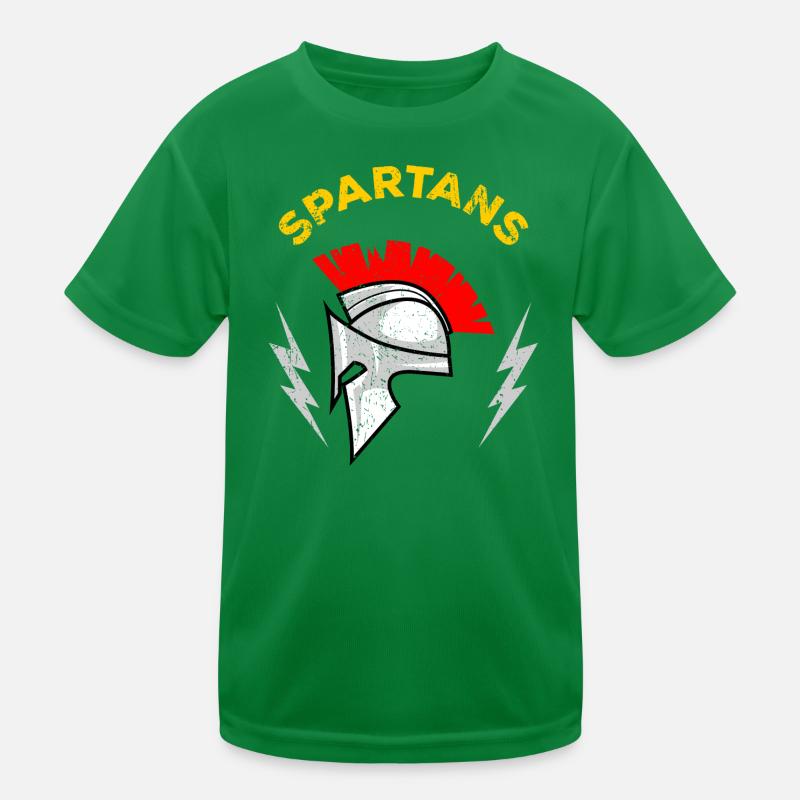 Spartan Mohawk Helm Kinder Funktions-T-Shirt