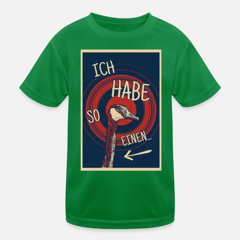 Ich habe so einen Hals - Gänsehals witzig Kinder Funktions-T-Shirt