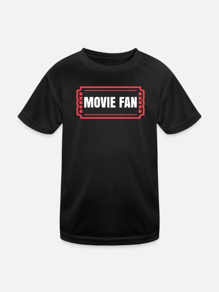 Cinéma Cinéma Streaming Films Soirée Cinéma Déclaration - T-shirt sport Enfant - noir - Devant
