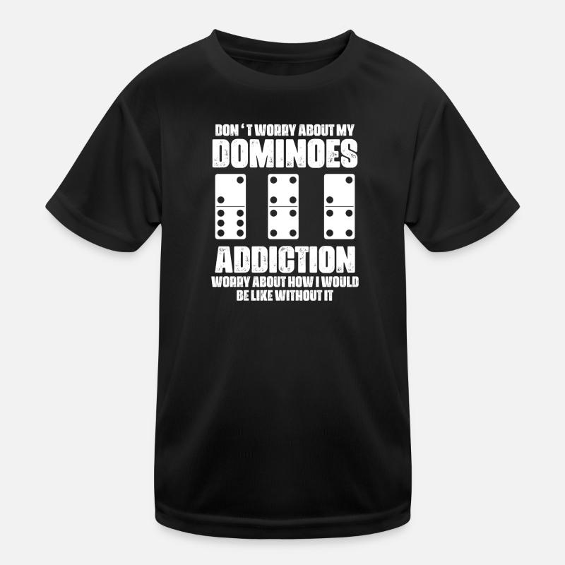 Domino Design Kinder Funktions-T-Shirt
