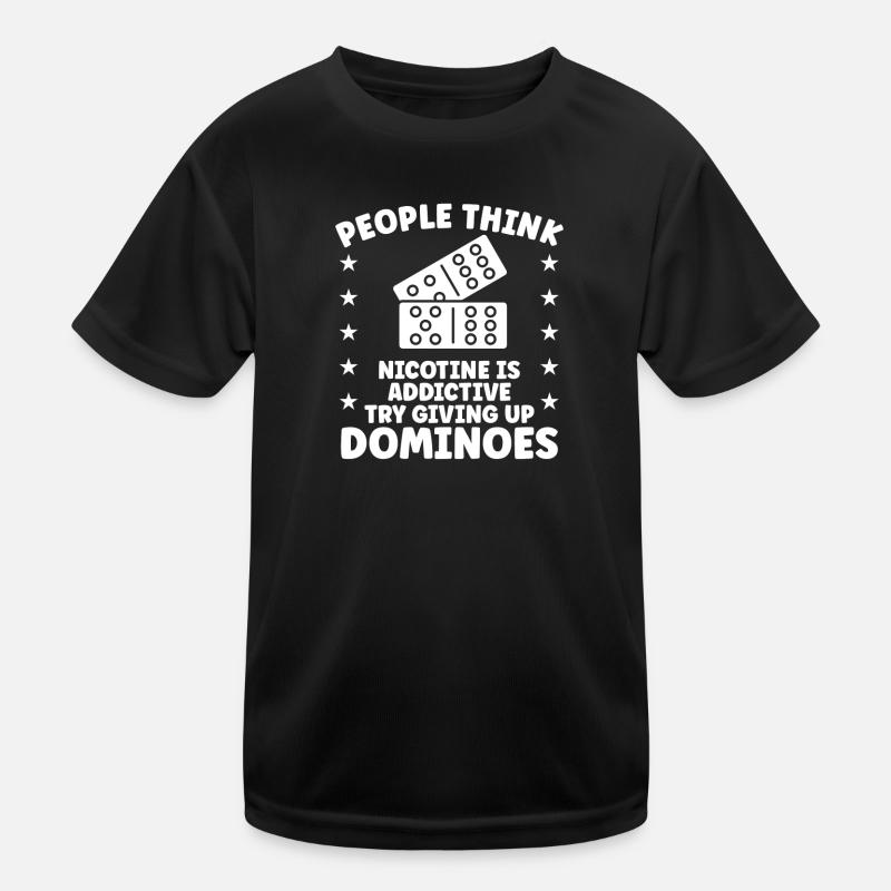 Domino Design Kinder Funktions-T-Shirt