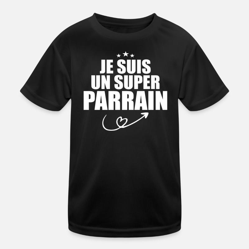 Je Suis Un Super Parrain T-shirt sport Enfant