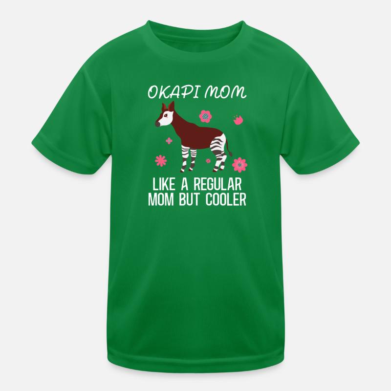 Okapi Wildnis Abenteuer Kinder Funktions-T-Shirt