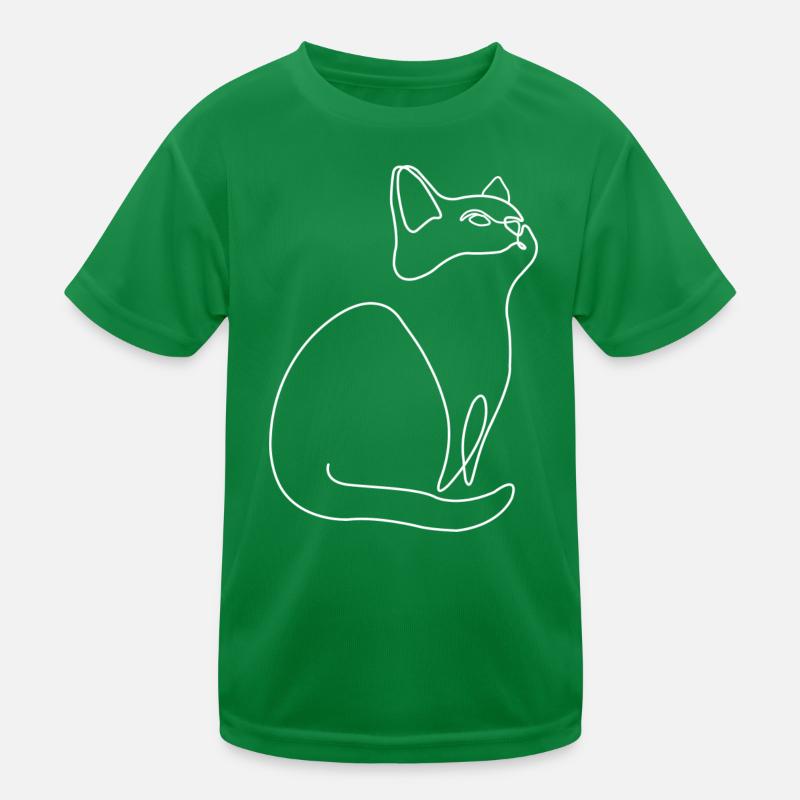Kätzchen Katze Kater Kinder Funktions-T-Shirt