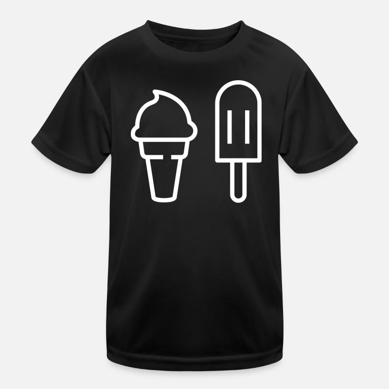 Ich will Eis Kinder Funktions-T-Shirt