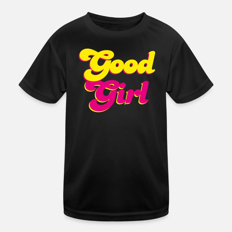 Good Girl Retro pink Energie Mädchen Power Vibes Kinder Funktions-T-Shirt