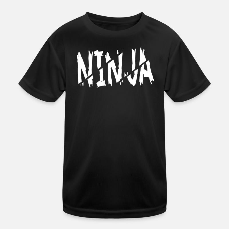 Ninja - Kids Functional T-Shirt - black