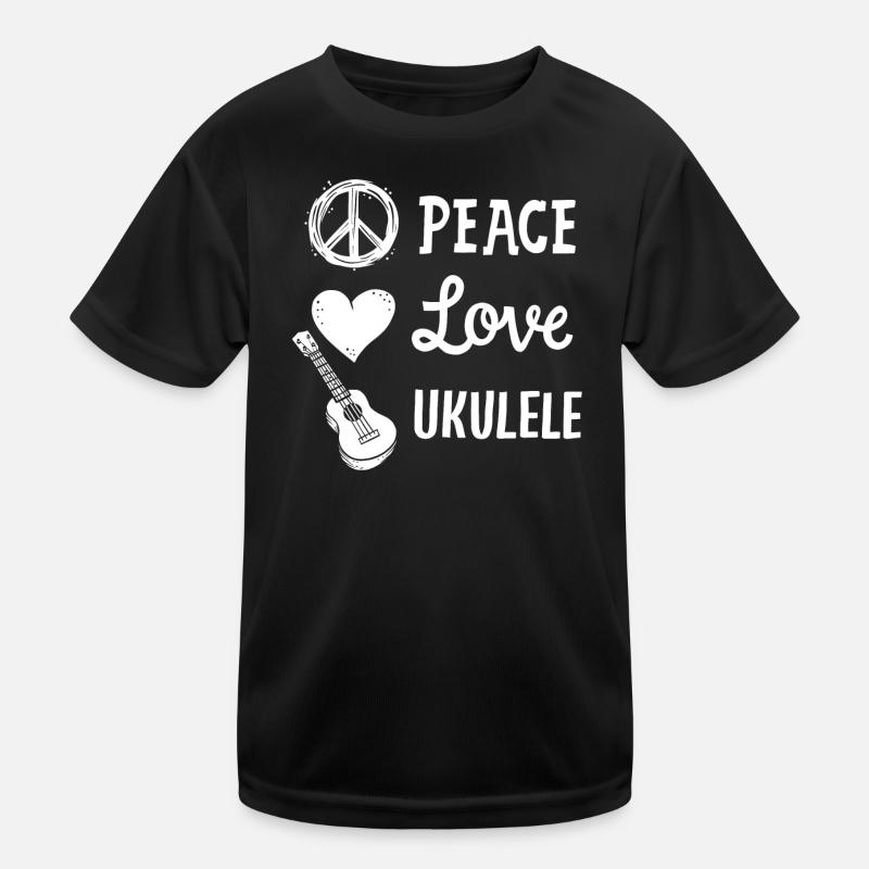 Ukulele Ukulele-Spieler Kinder Funktions-T-Shirt