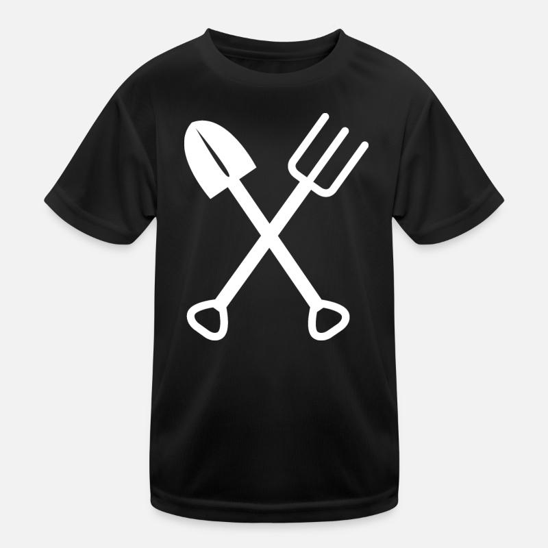 Gardener Tools Garden Spade Shovel Rake Kids Functional T-Shirt
