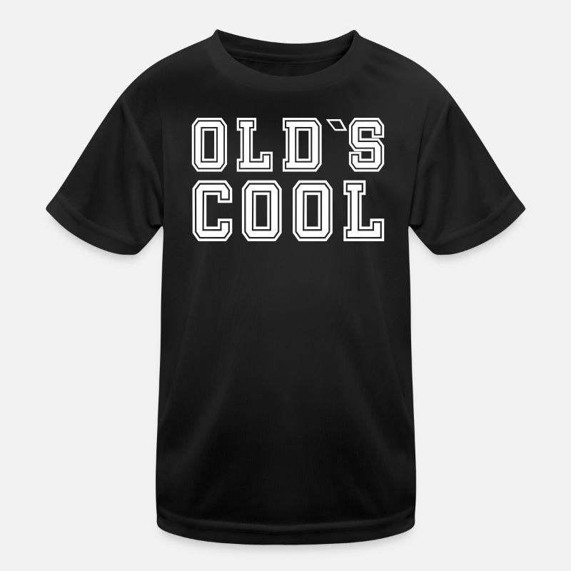 Oldscool - Old School Design Kinder Funktions-T-Shirt
