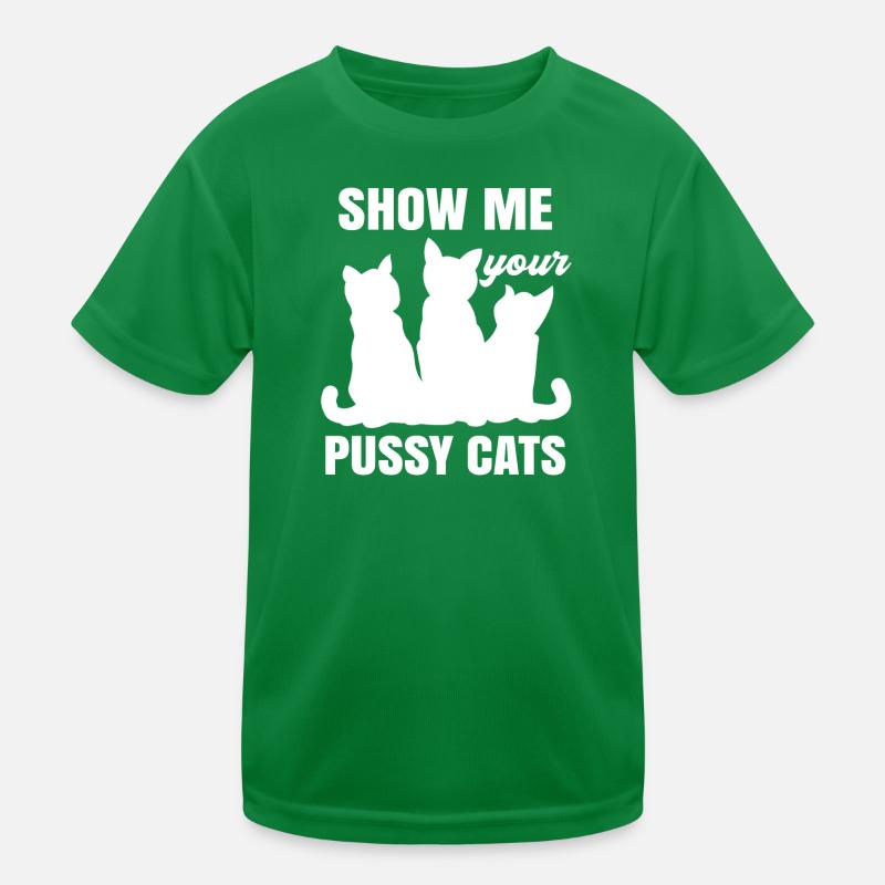 Lieblingstier Katze Statement Haustiere Heimtier Kinder Funktions-T-Shirt