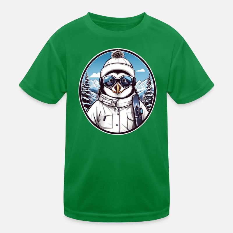 Süßer Pinguin Kinder Funktions-T-Shirt