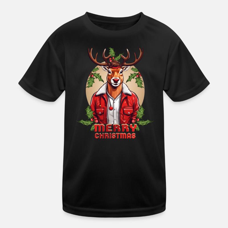 Cool Rudolph T-shirt sport Enfant