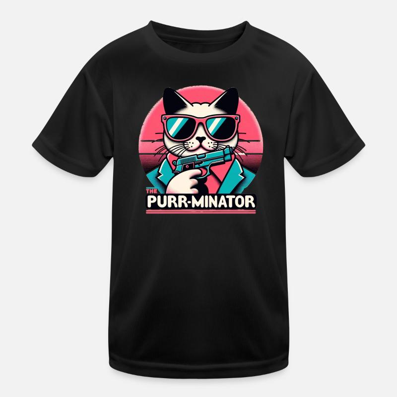 Le ronronnement T-shirt sport Enfant