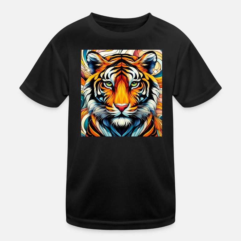 Tiger Kinder Funktions-T-Shirt
