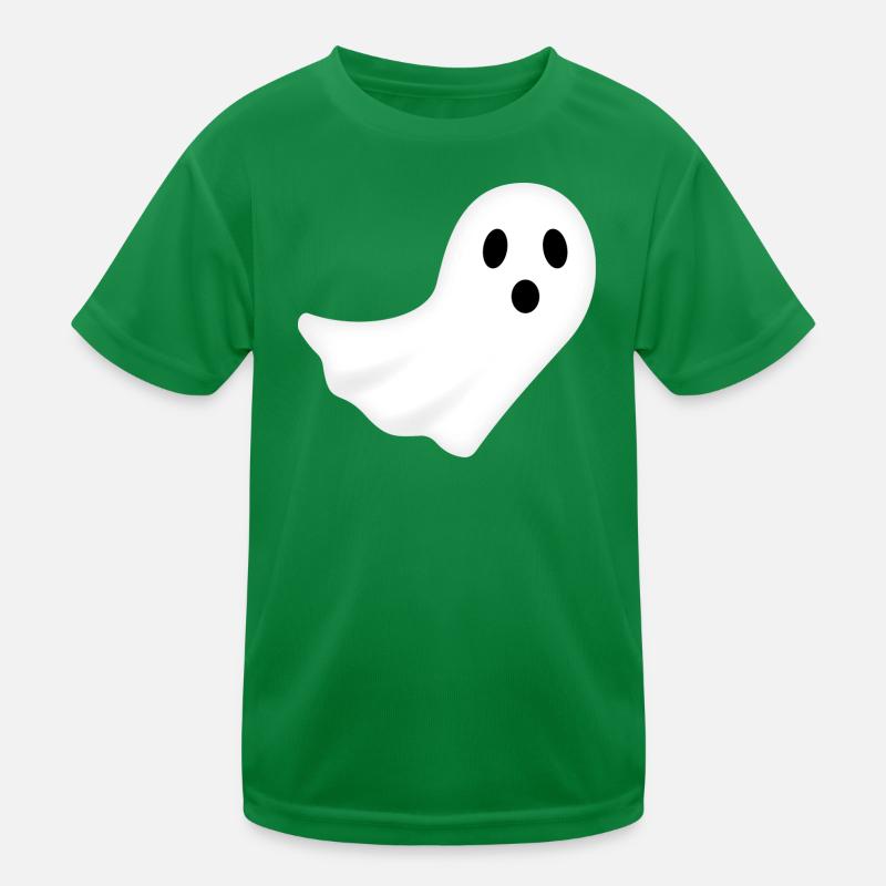 Ghost Halloween Night Ghost Spooky Kids Functional T-Shirt