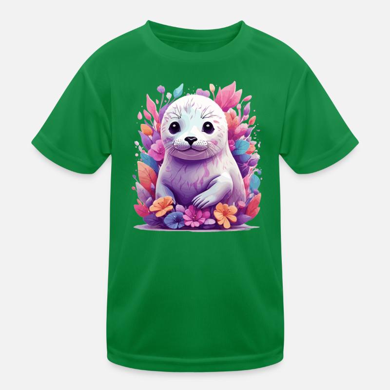 Sceau mignon T-shirt sport Enfant