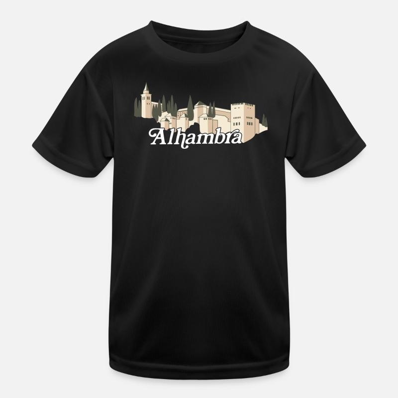 Alhambra (dark) Kids Functional T-Shirt