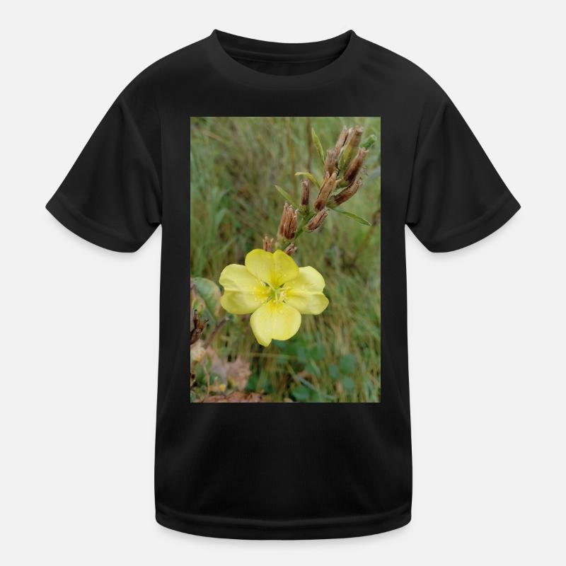 Good Morning Yellow Evening Primrose Kids Functional T-Shirt
