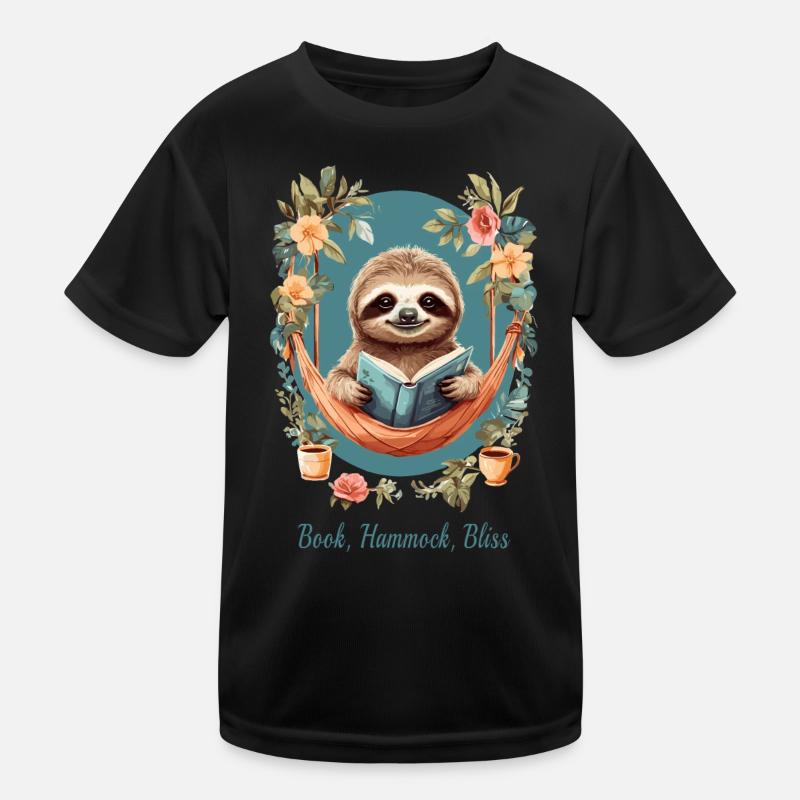 Book, Hammock, Bliss Kids Functional T-Shirt