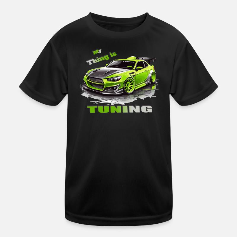 Tuning Car Kids Functional T-Shirt