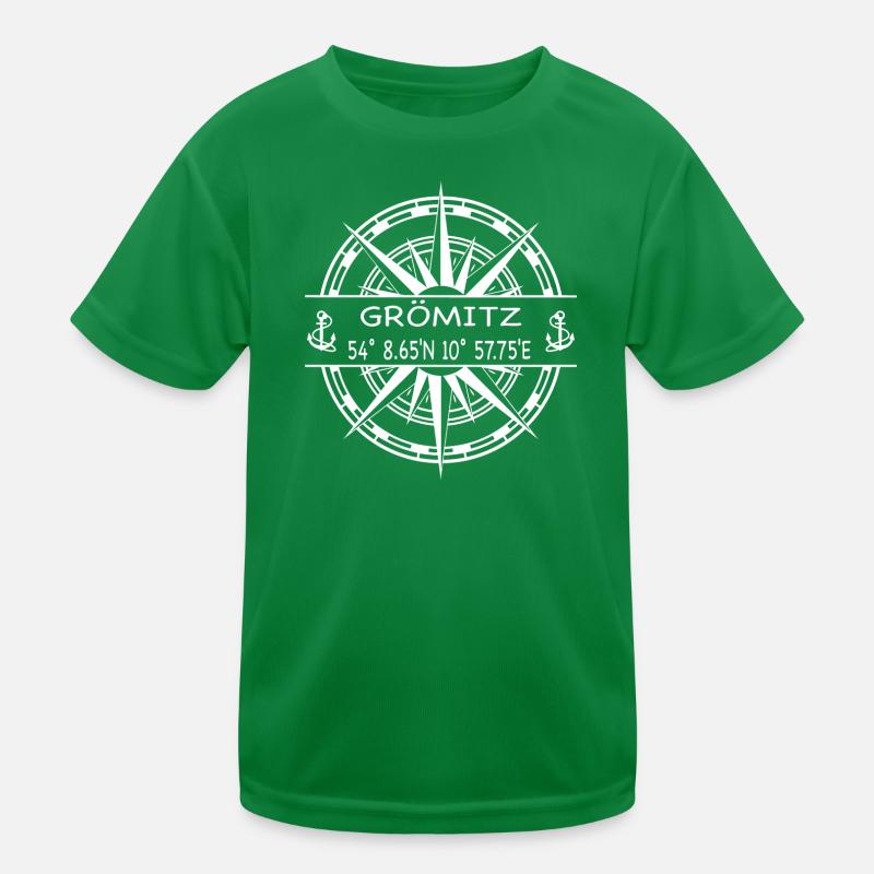 Grömitz Kinder Funktions-T-Shirt