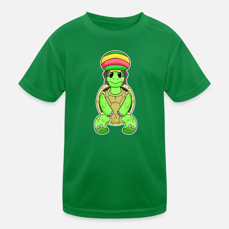 Rasta Turtle Kids Functional T-Shirt