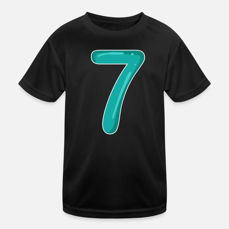 7 - Sieben Kinder Funktions-T-Shirt