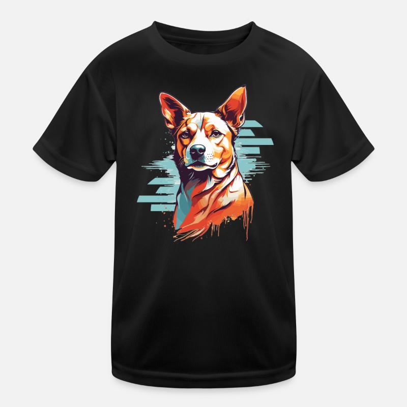 Dogs Head Kids Functional T-Shirt