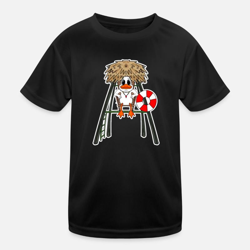 Lifeguard Duck Kids Functional T-Shirt
