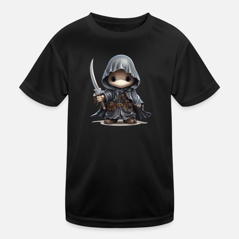 Süßer Geist Mit Dolch Fantasy Shirt Kinder Funktions-T-Shirt