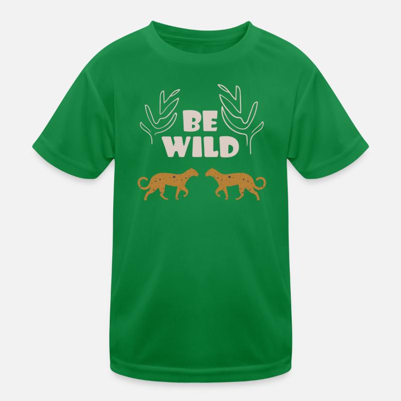 Sei wild Kinder Funktions-T-Shirt