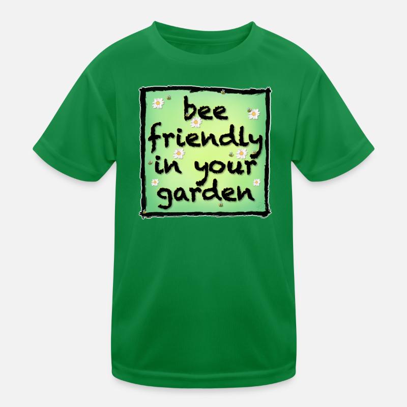 Bee friendly in your garden Kids Functional T-Shirt