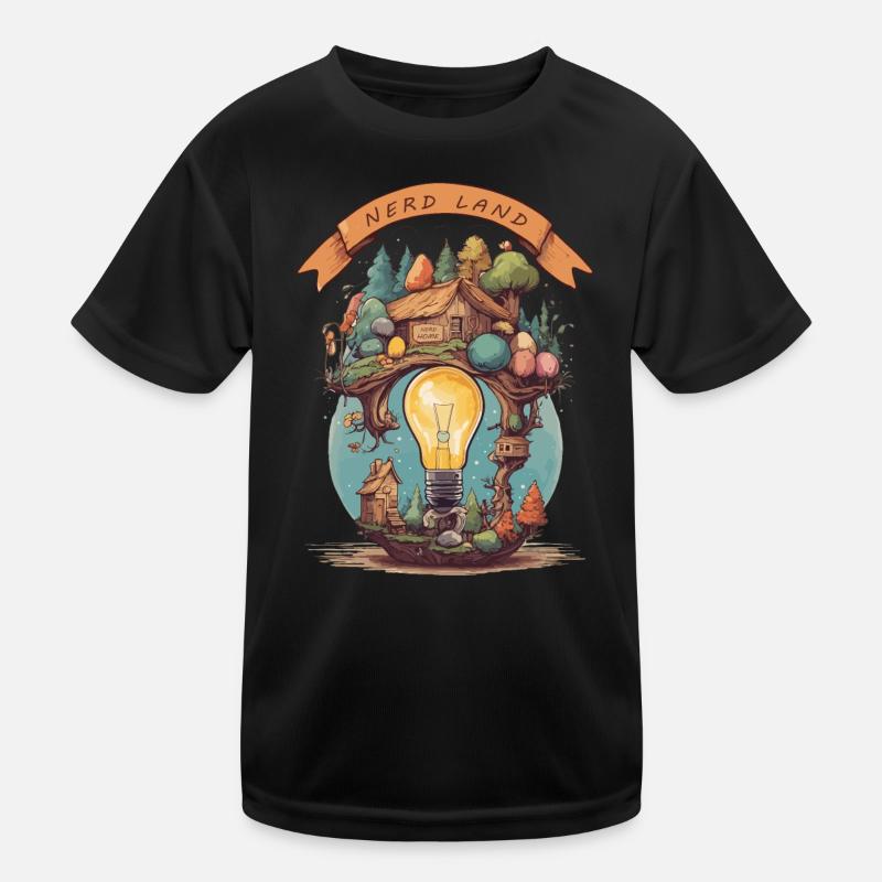 Nerd Land Kids Functional T-Shirt